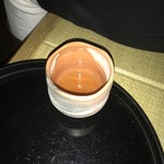 祇園 末友 - 席が準備されるまで出された生姜湯