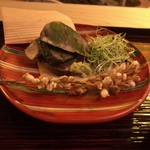 祇園 末友 - まぐろの子を炙りで