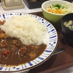 すき家 - カレー　サラダセット