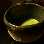 京都祇園 天ぷら八坂圓堂 - 食後のお抹茶