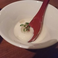 生粋 - 豆腐のホタテジュレかけ