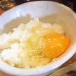 こうかいぼう - セットの卵かけご飯