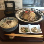 しら浜 - 中羽鰯と季節野菜の煎り出汁 木の子のべっこう餡かけ