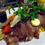 BELLOWS BURGER - ジャックダニエル・ペッパーステーキ（200g）ライス付き1680円