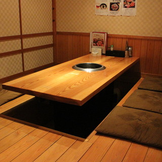 【個室完備】ゆったりとしたプライベート空間。