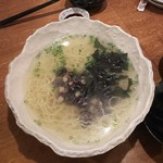 海鮮居酒屋 め組商店 - しじみラーメン　税抜680円(2016.12.07)
