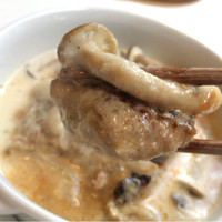 ブルーキッチン 堺筋本町店 - クリームキノコハンバーグ