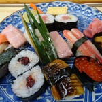 的寿し - 上寿司（アップ）
