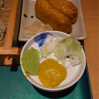 新潟名物 布のり蕎麦とおいしい酒菜 きなせや. 赤坂割烹店 - 新潟市内でも言わなければ出てこない辛子が最初から薬味に入ってます