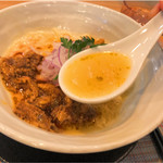 麺や厨 - うっ鶏 スープ 