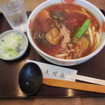 大村庵 - マーボー茄子うどん