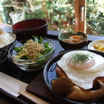 京乃ちりめん山椒 毬りん - 鉄板つくね定食