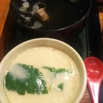 勝寿司 - 茶碗蒸しとお吸い物