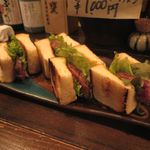 泡盛と沖縄料理　Aサインバー - ステーキサンド
