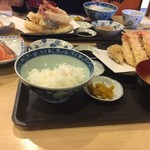 天ぷらと旬鮮魚のだま - 食べてる途中に思い出してパシャリ