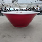 らあめん 元 - 器はオシャレな発泡スチロール