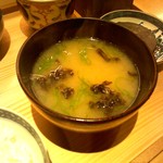 日々魚数寄 東木 - ２杯目のお味噌汁は具材が変わり、磯のり！