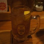 バカンス食堂 - 焼酎のジンシャーエール割