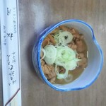 松月 - もつの煮込み500円