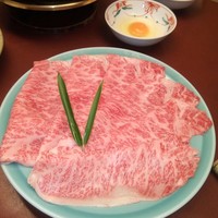 人形町今半 本店 - 玉子とお肉