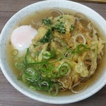 Miyako soba - かき揚げ温玉そば430円