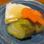 美好野 - お茶漬けに付くお新香