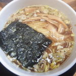 Menya Tenki - 和風、要するに普通のラーメン、ちょこっと麺（４００円）、こちらは細麺