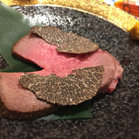 東京肉しゃぶ家 - 牛タンローストビーフ・トリュフ乗せ