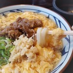 丸亀製麺 - 肉たまあんかけうどん