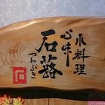 小料理 石蕗 - 入口の看板