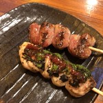 やきとり呑炭坊 - ネック紫蘇＆はつ