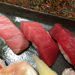 すし徳 - 先ず目に付いたのがこの「ひがしもの・３点セット」！！