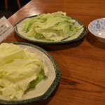 八宝苑 - 茹で野菜用のキャベツ
