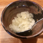 とんかつ ひやま - グレープフルーツのグラニテ