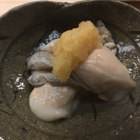 日本橋蛎殻町 すぎた - 牡蠣のみぞれ和え