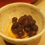 お料理 佐藤 - 焼き栗と小豆餡