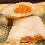 お料理 佐藤 - 中はカラスミ入りです