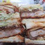 とんかつ マンジェ - 上ロースカツサンド H28.11再訪