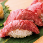 Grilled Yonezawa beef Sushi (4 pieces)