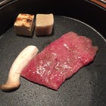 海のしょうげつ - 鉄板で焼きます。