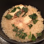 鯛の炊き込みご飯です。