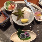 海のしょうげつ - お刺身です。