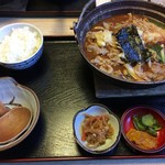 山科 - 「天ぷら味噌煮込うどんランチ」（1,180円）