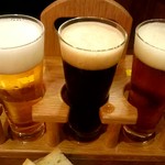 ビアホール ビヤケラー東京 - ヱビス飲み比べセット：1,058円