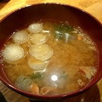 串もん利げん - キンメの味噌汁（試作品？）