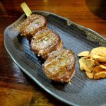 旨焼　まる好 - 牛バラサビ巻串焼き！(2016,11/30)