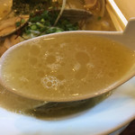 ラーメンこだま - ハマグリラーメンのスープ