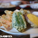 蔵之瀬 - 2016年12月　野菜天盛り合わせ