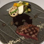 エイチシーハーバー バイ ルユイットサンク - ディナーコースの肉料理