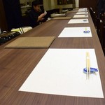 あなごと日本酒 なかむら - カウンターはゆったりと8席です